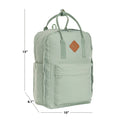 Ozark Trail Dual-Carry Backpack, Sage, Adult, Teen, Everyday, Polyester