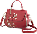 Women Satchel Bags Handle Shoulder Handbags and Purses Pockets Zipper Leather Crossbody Bags