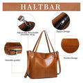 Women Leather Handbag Shoulder Crossbody Bag Tote Satchel Handbag for Christmas Gifts